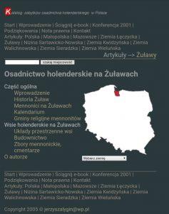 Katalog zabytków osadnictwa holenderskiego w Polsce